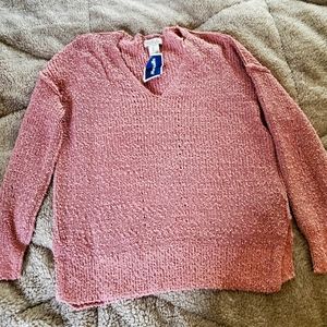 Pink sweater size large